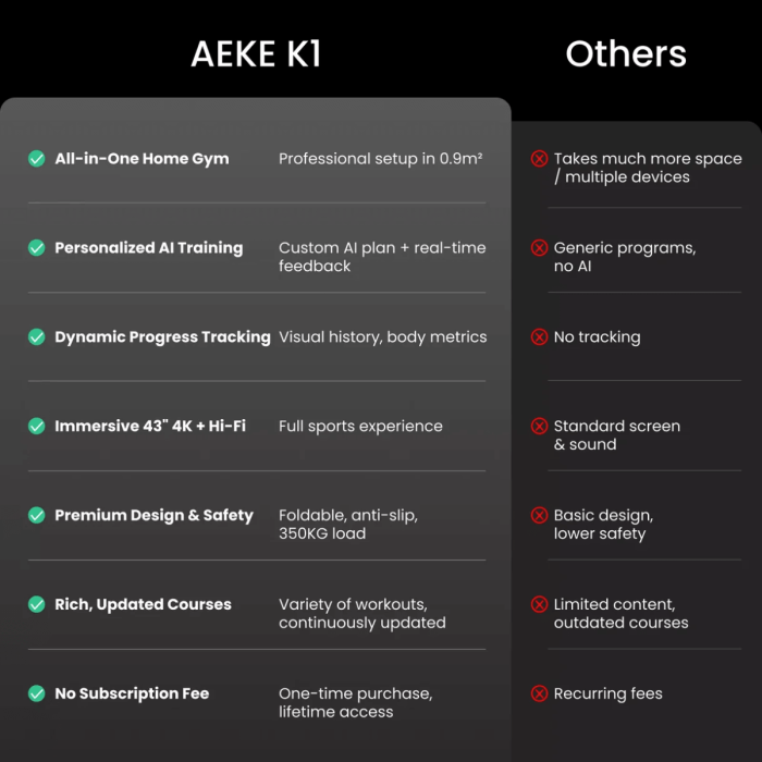 AEKE Smart Home Gym K1